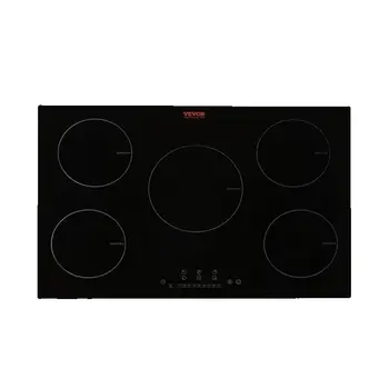 SucceBuy 5 Burners 30/36 Inch Electric Induction Cooktop Stove Hob Built-in Burner Cooker Sensor Touch Control Magnetic Cooker 1