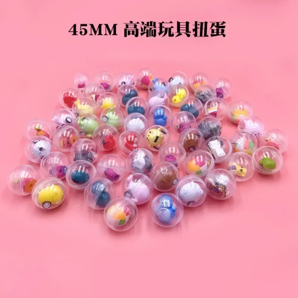 5/10pcs 45mm Children Mini Mixed Claw Game Machine Toy Surprise Twisted Egg Capsule Ball for Vending Doll Arcade Crane Gift