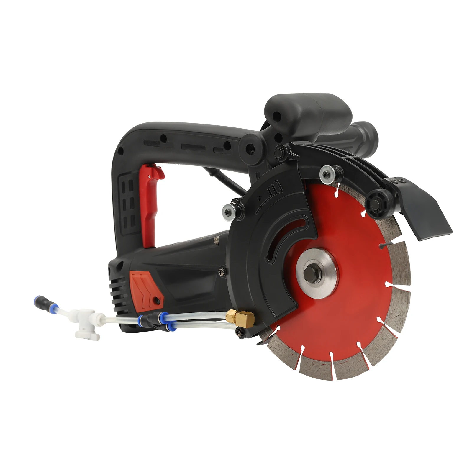 7.56'' Electric Concrete Saw Wet Dry Concrete Saw Cutter for Brick, Concrete Wall, Granite, Marble, Tile 4800W 3 12mm threaded triangle tungsten steel wall tile concrete drilling bit household marble overlord drill hand electric drill