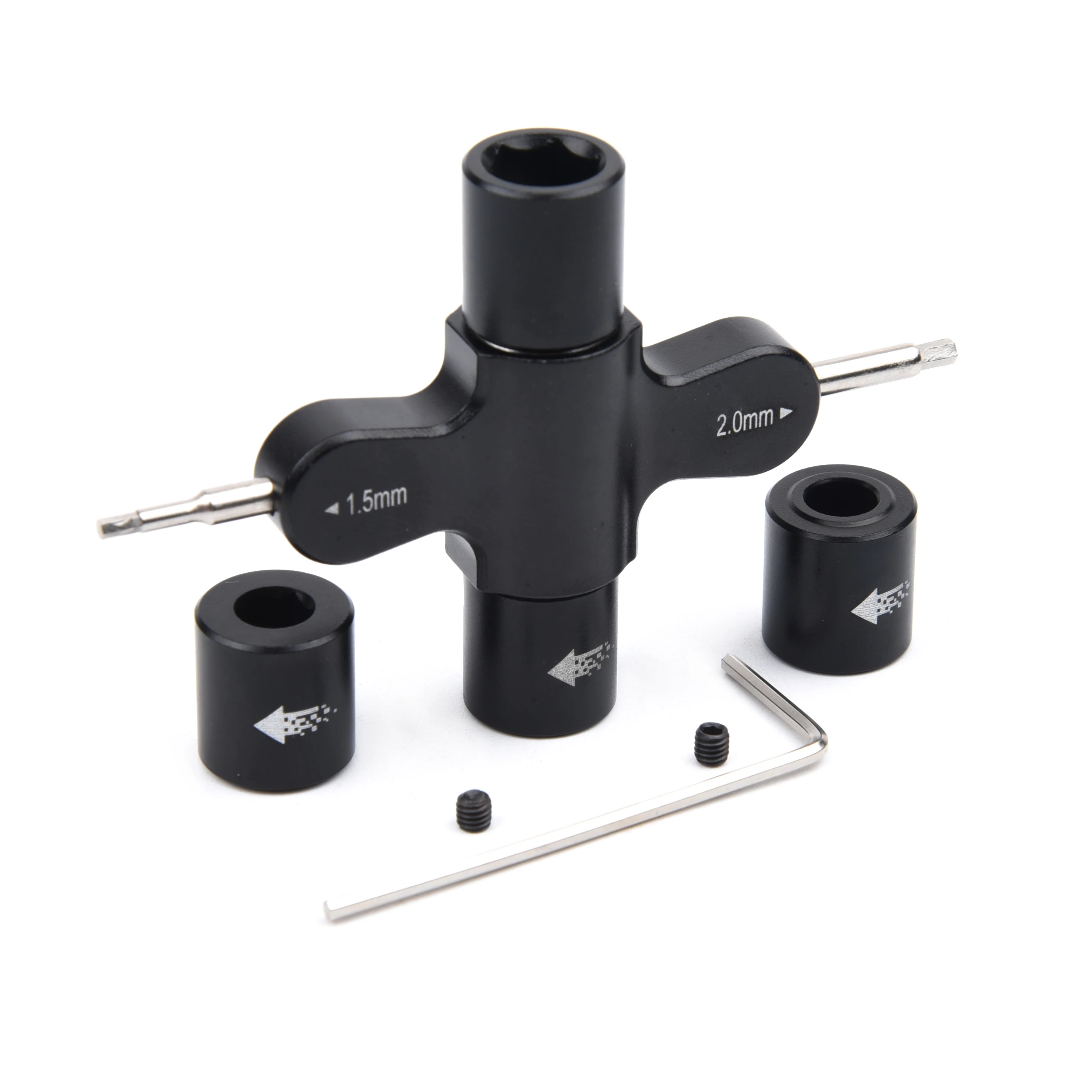 Clé à écrou M3/M5 pour moteur d'hélice drone FPV - Outil 4 en 1