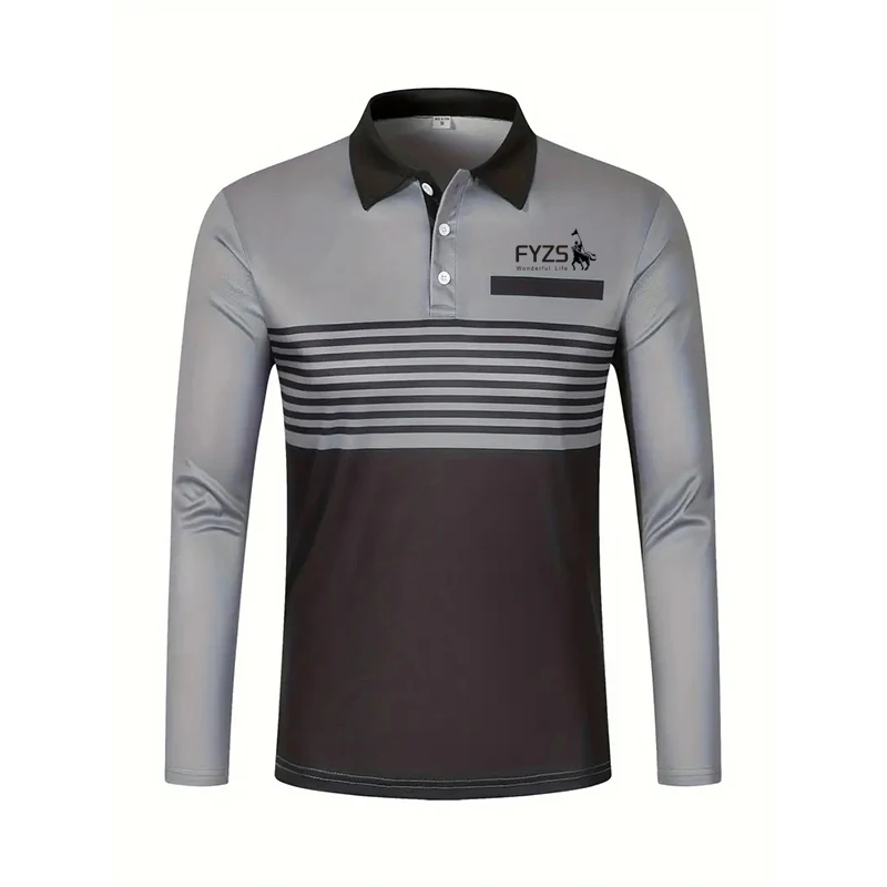 Spring and Autumn men's long sleeved shirt, comfortable business T