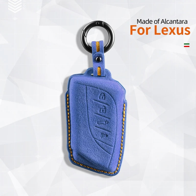 Фото Замша Алькантара для Lexus NX ES UX US RC LX GX IS RX 200 250h 350h LS 450h 260h 300h UX200, брелок для автомобильных ключей №3