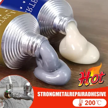 Colla per saldatura a freddo Colla per riparazioni di metalli Sigillante AB resistente al calore Adesivo per colata di riparazione plastica magica ad alta resistenza Resina epossidica