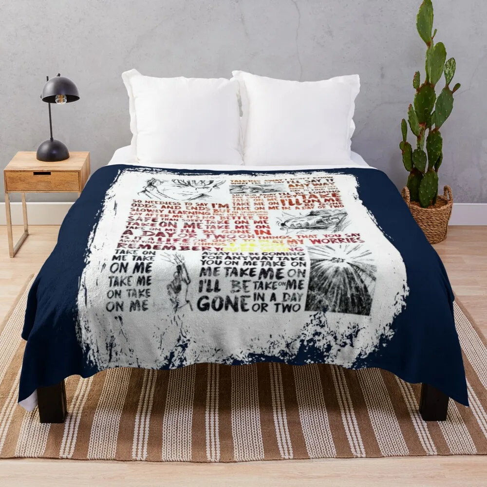 

A-HA Band Top Edition 11 Throw Blanket Fluffy Soft Blankets Personalized Gift