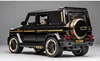 1:24 Benz BRABUS G65 refit Metal Diecast Toy Car Model High Simulation Toy Vehicle With Sound And Light Pull Back Car Gifts 1
