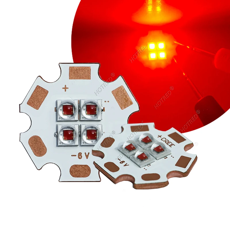 10W アンバーイエローオレンジ LED ハイパワーチップカーライト DC2V/4V/8V 590nm 595nm 600nm 605 ...