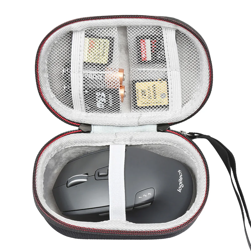 Bolsas de Armazenamento Rígidos Eva para Logitech M510 M330 M720 Mouse sem Fio Caixa Portátil para Assinatura M650 l Ratos Viagem Maleta - Imagem 6