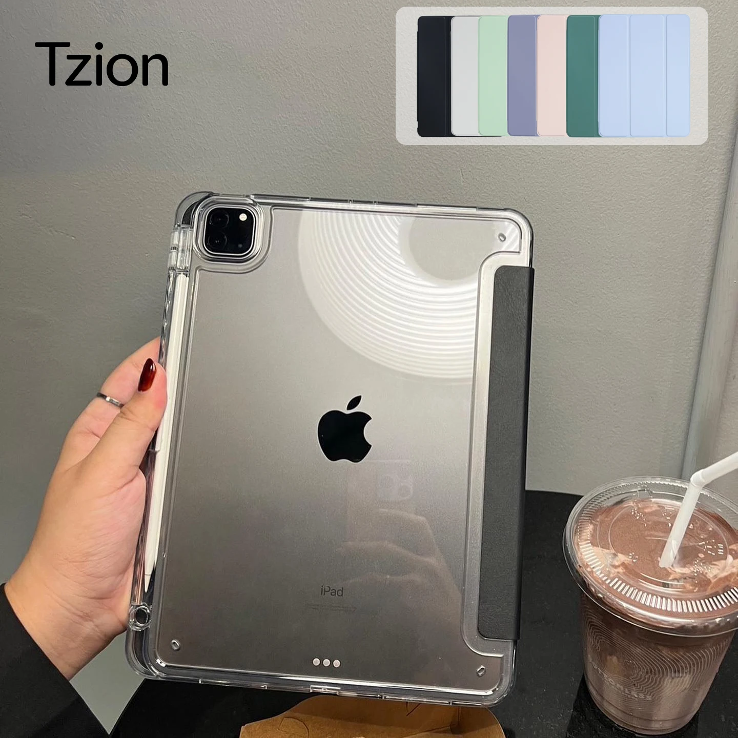 Versatile Tablet Case with Smart Cover Design