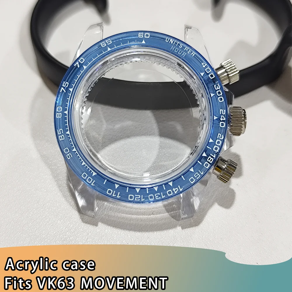 Acrylic Transparent Watch Case and Band Set - 39.5MM