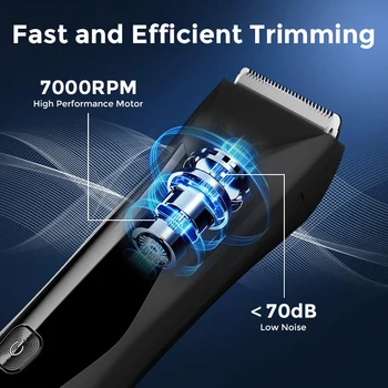 SEJOY Body Pubic Hair Trimmer for Men With Standing Recharge Dock,Balls Women Lady Shaver Hair Removal Bikini Trimmer 2