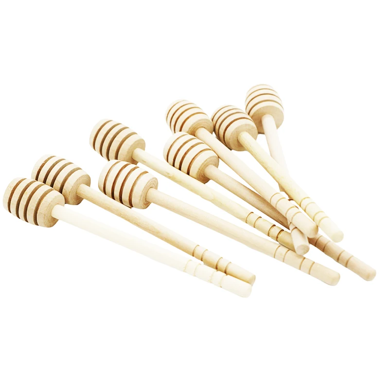250PCSHoneyDipper15cmStirrerWoodenHoneyDippersMuddlerWeddingFavorsforHoneyJar
