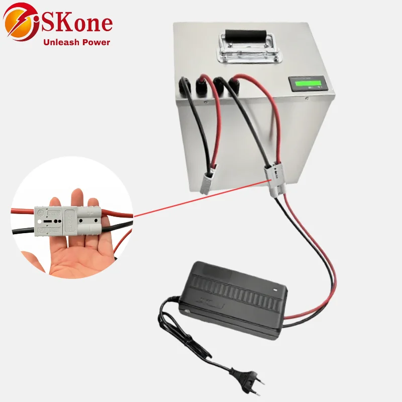 72V Rechargeable Battery with Bluetooth for Backup and Solar Systems