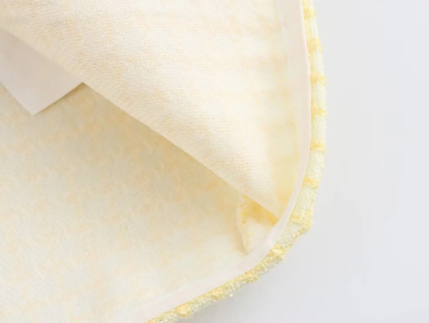 Abrigo de tweed a cuadros amarillo con cuello redondo para otoño, chaqueta corta vintage con bolsillos delanteros y botones dorados para mujer, chaqueta elegante