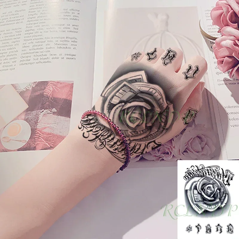 Waterproof Temporary Tattoo Sticker eagle Crow Gothic eye Fake Tatto Flash Tatoo Hand back Arm art Tattoos for boy Women Men