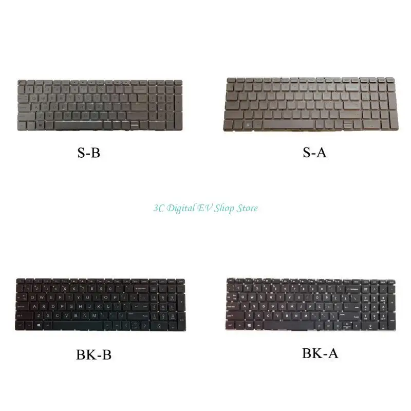 E74D für 15-DA 15-DB 15-DX 15-DA1005DX 15-DA0002DX Laptop-Ersatz, englische Tastatur, US-Layout mit Hintergrundbeleuchtung – Detail 1