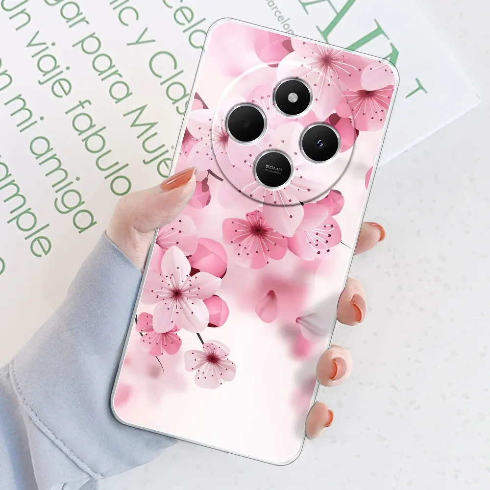 Clear Shockproof Soft Silicone TPU Phone Case with Stylish Print Design