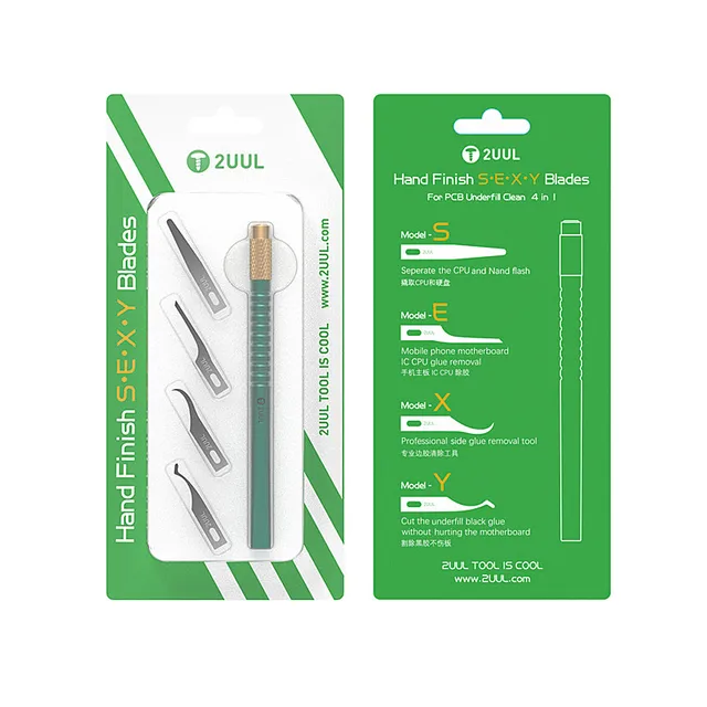 طقم شفرات التنظيف 2UUL DA11 Sexy Blades (4 في 1) 5