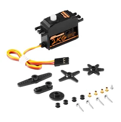 High - Performance 25G Digital Metal Gear Waterproof Servo for RC Vehicles and Aircraft (2KG Plastic Gear)