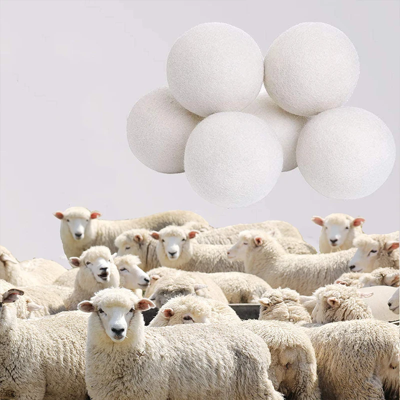 Drying Ball Removal Static Anti-Winding Wool Ball Home Laundry Ball Wool Drying Felt Ball Oversized Drying Ball Animal Pattern 2