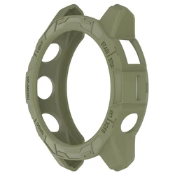 Durable Silicone Protective Bumper Case with Hollow Design for 51MM (Military Green)