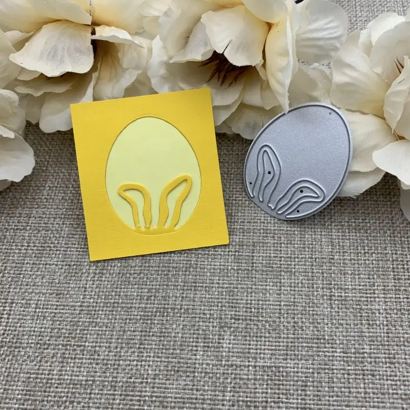 

Eggs with rabbit ears Metal Cutting Dies Stencils For DIY Scrapbooking Decorative Embossing Handcraft Die Cutting Template Mold