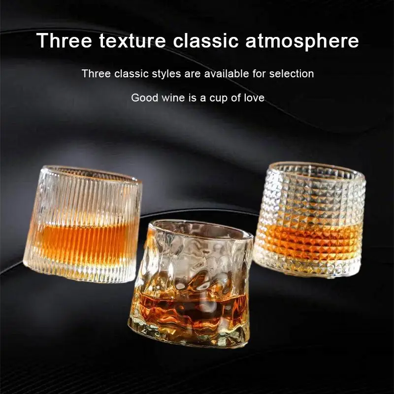 

Ultimate Internet Celebrity Whiskey and White Wine Experience with Rotating Crystal Glass Cup