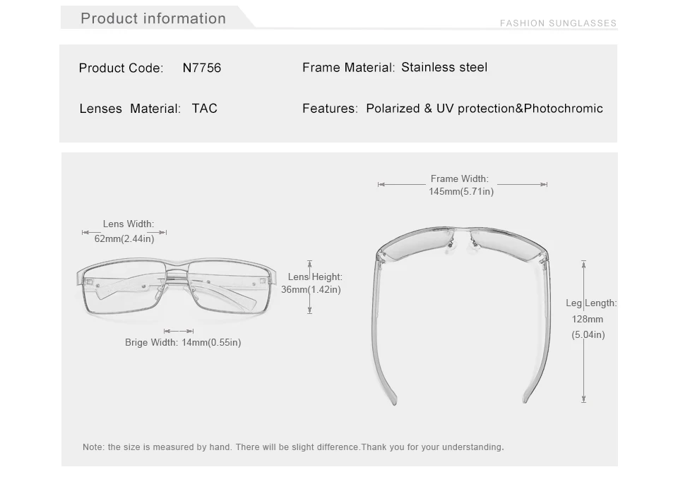 Kingseven männer polarisierte photo chrome sonnenbrille design frauen chamäleon sonnenbrille uv400 blends chutz brille – Detail 2