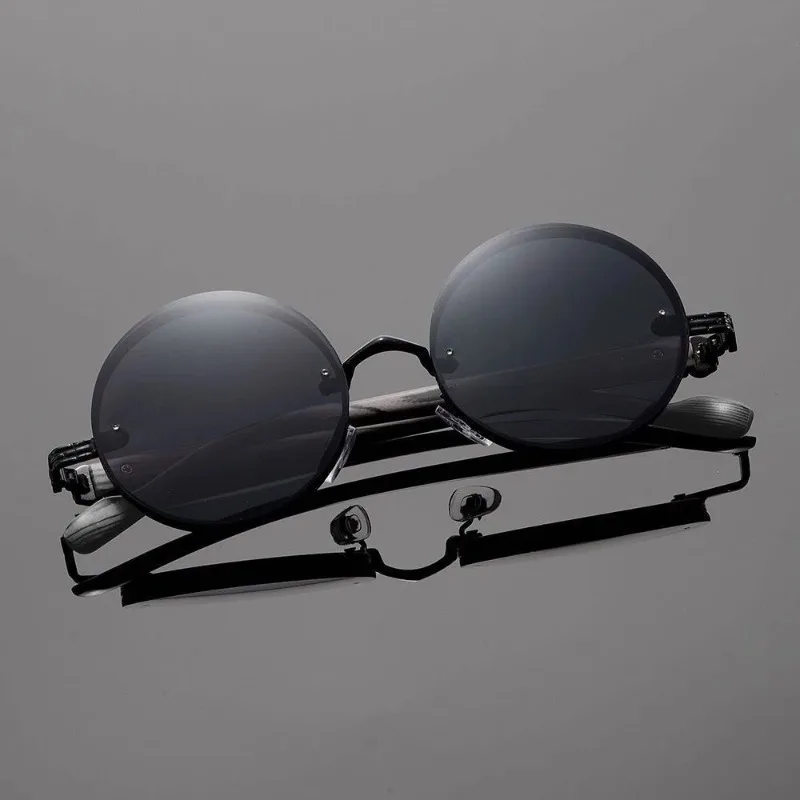 Elegant Vintage Round Gradient Sunglasses