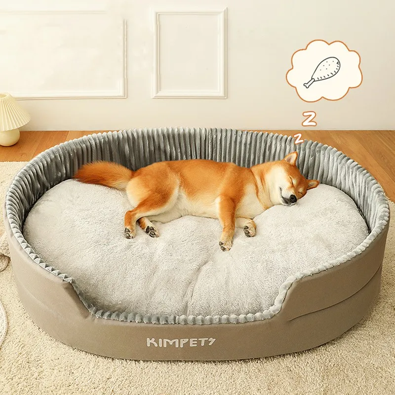 Gray Dog Supplies Large Therapeutic Dog Bed Things for Dogs Pets Dogs  Accessories Pet Cushion House Sofa Products Home Garden - AliExpress