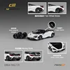 CM MODEL 1:64 765LT White with carbon hood White Diecast Model Car 1