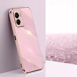 Luxury Stylish Girly Silicone 360 Full - Body Back Cover - OPPO A77 5G (PURPLE)