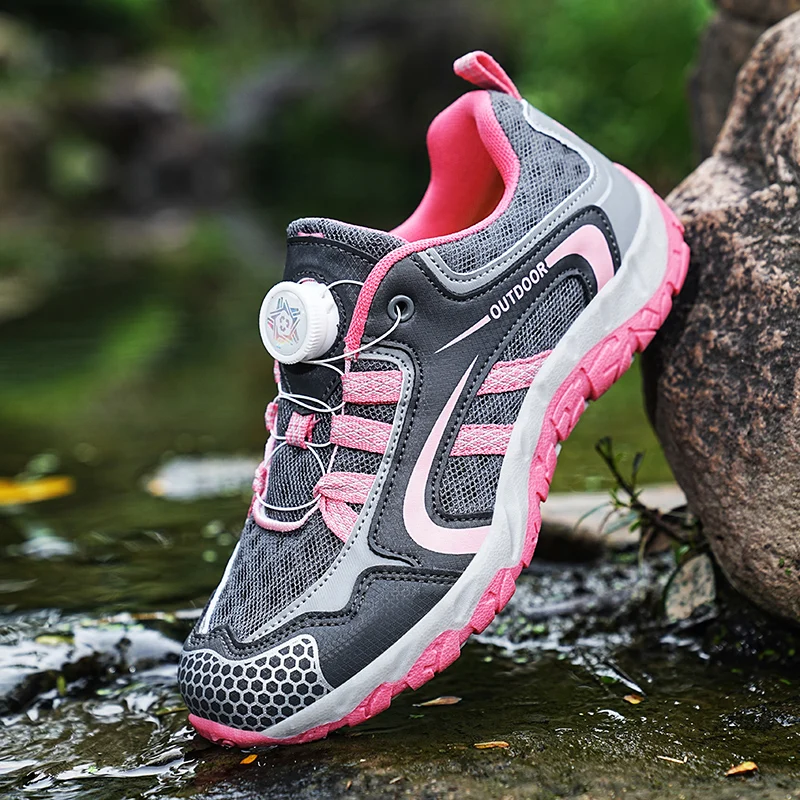 

Luxury Hiking Shoes for Women Mesh Sneakers Breathable Fashion Mountain Shoes Girls Spring Summer Outdoor Trekking Shoes