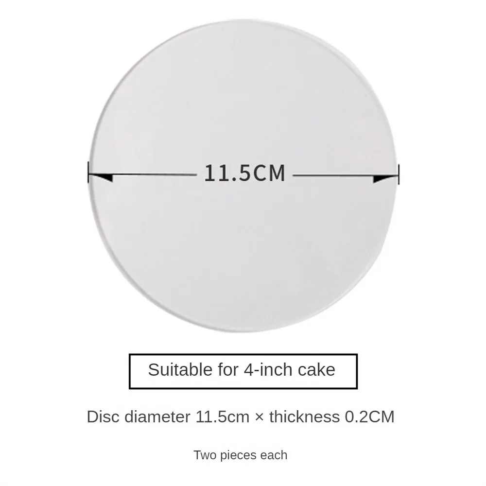 

Reusable Cake Pan White Multifunction Nice Design Easy To Use Reusable Baking Utensils Acrylic Cake Stand 6 Optional Durable