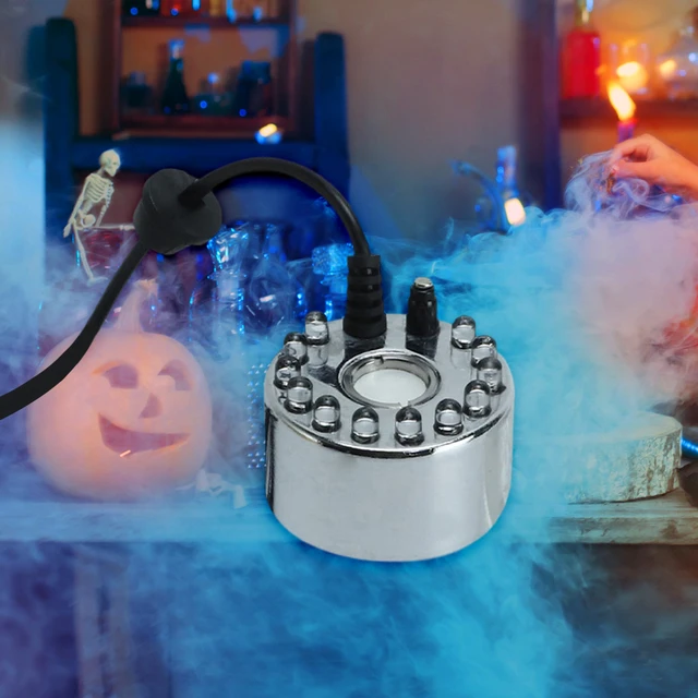 Brumisateur à lumière LED pour Halloween, fontaine à Aliments, brumisateur d 'étang, machine à brumiser, atomiseur
