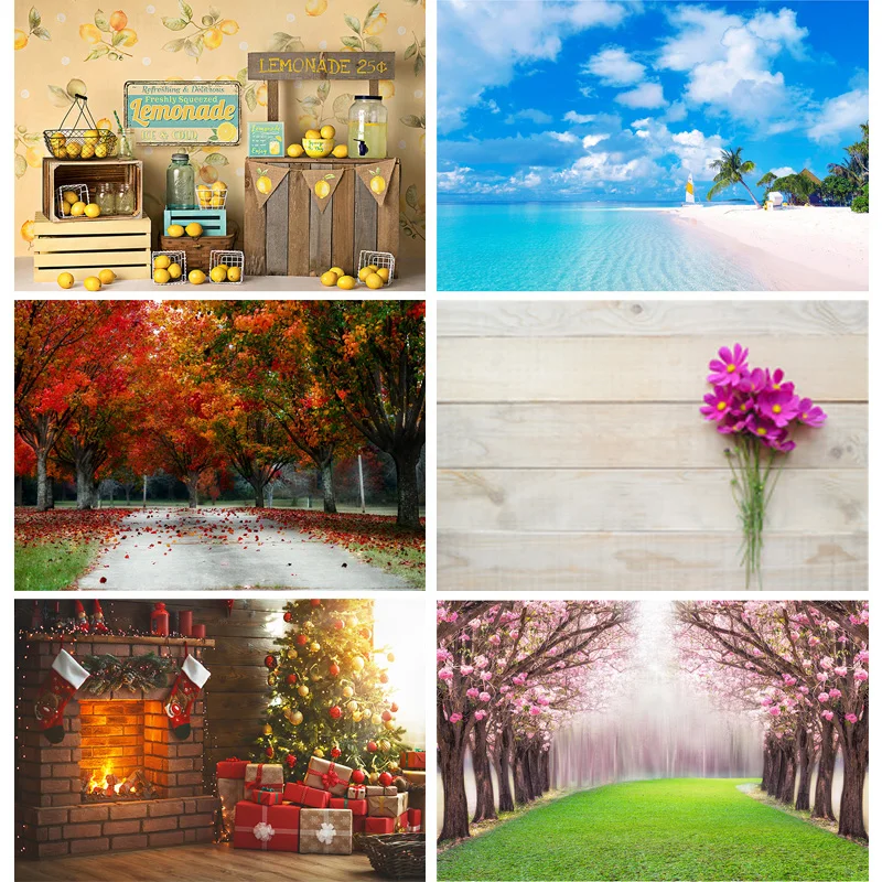 

SHUOZHIKE Art Fabric Photography Backdrops Props Flower Board Landscape Children's Birthday Photo Studio Background ZHDT-01