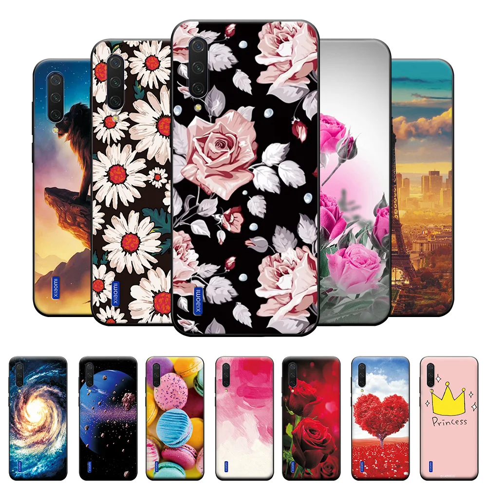 Per Xiaomi Mi A3 Case Beautiful Flower Custodie Per Telefono Per Xiaomi Mi A3 Lite Cover Posteriore Per Xiaomi Mi A3 Paraurti Protettivo In Silicone