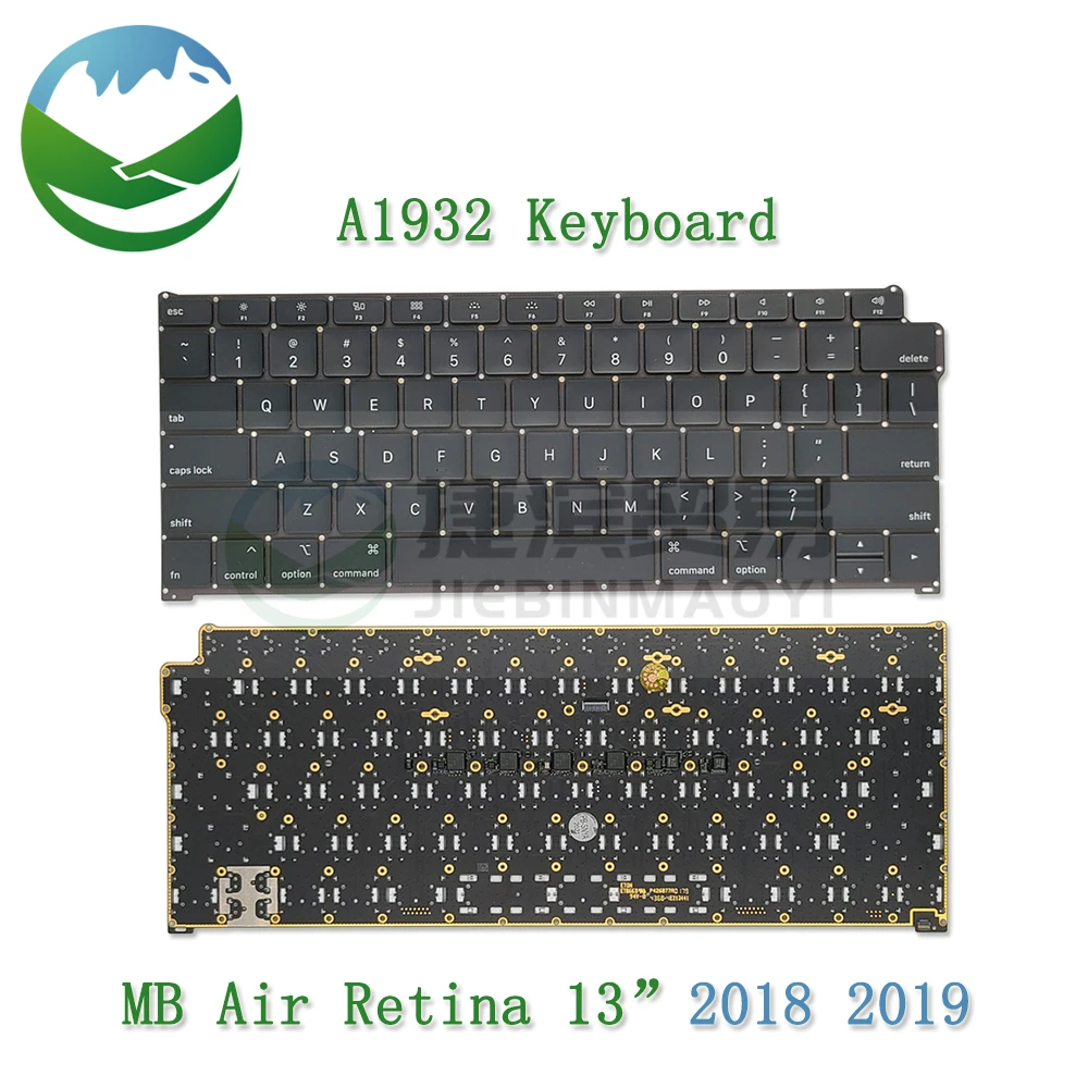 Tastiera Per Laptop A1932 Us Uk English Per Macbook Air 13.3 "A1932 Sostituisci La Tastiera Us Uk 2018 2019 Emc 3184