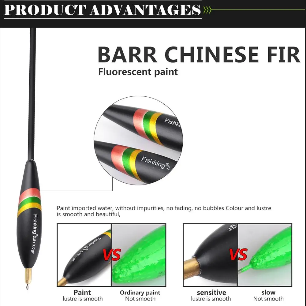 5pcs/lot Mixed Size Balsa Bobber Cork Barguzinsky Fir Float Vertical Pesca For Carp Fishing Float Fishing Tackle fishing tackle,fishing float,fishing floats,fishing bobber,fishing buoy