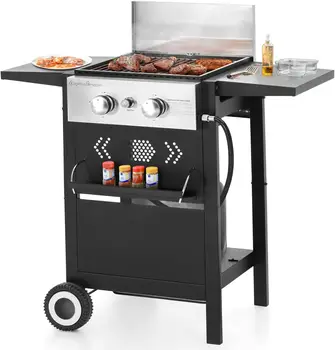 2-Burner Flat Top Grill 1