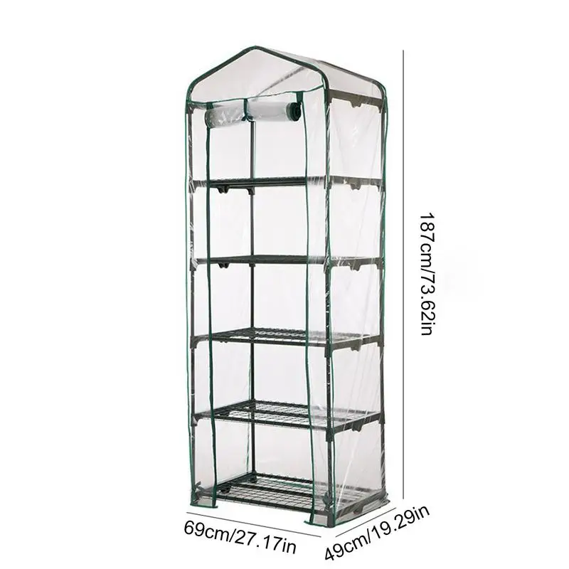 2/3/4/5 Tier Small Greenhouse Cover for Garden Plant Protection Outdoor,grow tent
