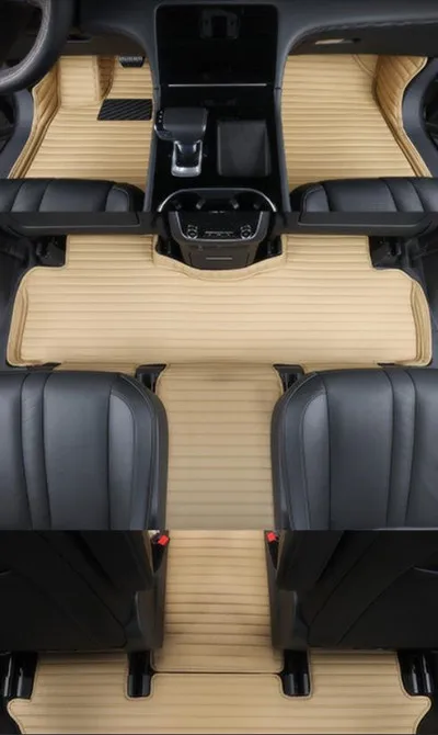 

Высокое качество! Полный Комплект ковриков для автомобиля на заказ + коврик для багажника для KIA Carnival 7, 8 мест, водонепроницаемые коврики 2020-2015, бесплатная доставка