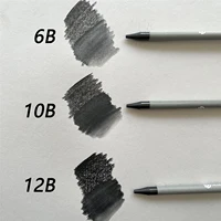 6B/10B/12B Woodless Water-soluble Graphite Stick Pencil Bold Black Charcoal Art Student Sketch Painting Graphite Pen Art Supplie 2