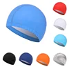 PU Coated Swimming Cap Unisex Comfortable Summer Swimming Pool Hat Elastic Ear Protection For Women Men Adults Swim Bathing Hats 1