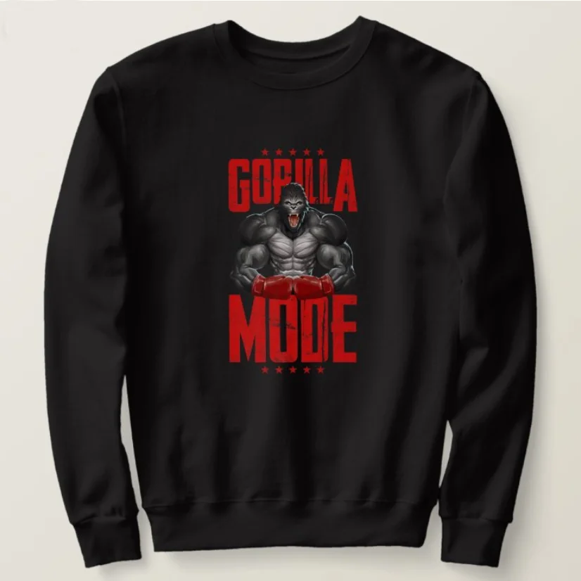 

Gorilla Mode MMA Martial Arts Beast Boxing Fight Club Sweatshirts New 100% Cotton Comfortable Casual Mens Clothing Streetwear