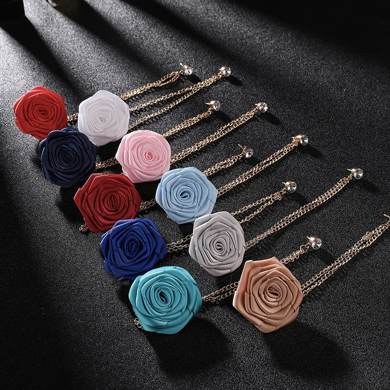 Flower Brooch, Artificial Flower Pin, Pin Badge, Wedding Cocktail Party For  Bride, Groom, Men And Women