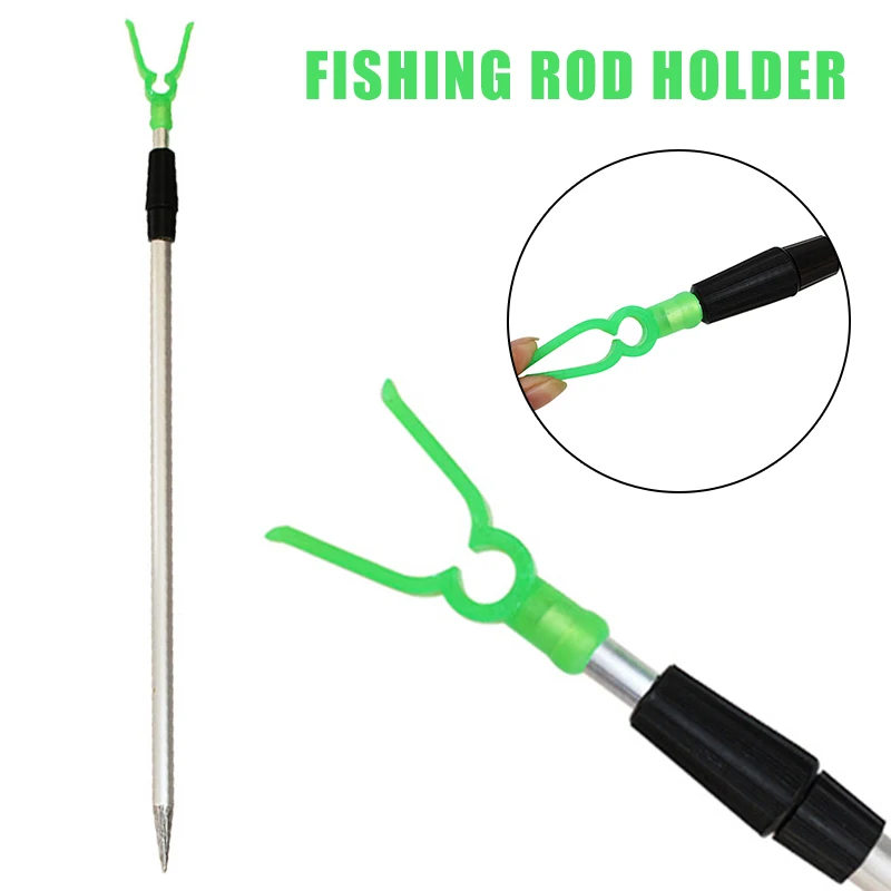 1pc Sections Telescopic Fishing Rod Holder Aluminum Alloy Abs Fishing