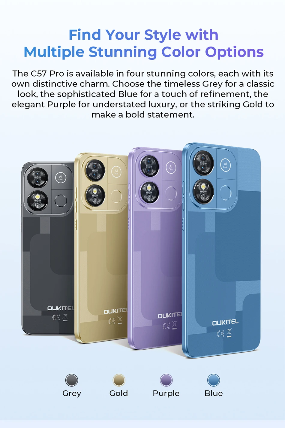 OUKITEL C57 Pro 16GB+128GB ゴールド SIM フリー OUKITEL C57 Pro【スペック】価格や発売日 | スマホBANK