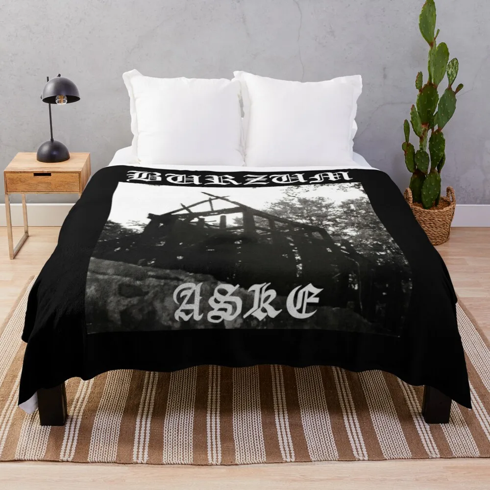 Burzum - Aske Throw Blanket Picnic Blanket