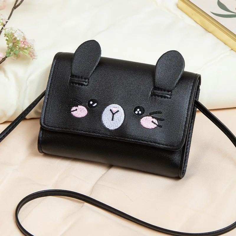 Mini Cartoon Bag Baby Wallet 2025 New Children'S Small Bag Girl'S Elegant Cute Rabbit Crossbody Bag