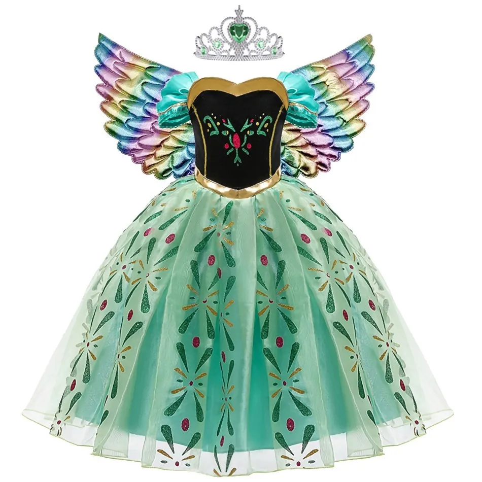 Girls princess cosplay dress costume for carnival party 3-10 years